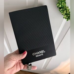 NEW✨ Chanel Beauté Ribbed Black Notebook Journal